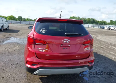 2018 Hyundai Santa Fe Sport z USA, uszkodzony, nr VIN 5XYZTDLB0JG556727